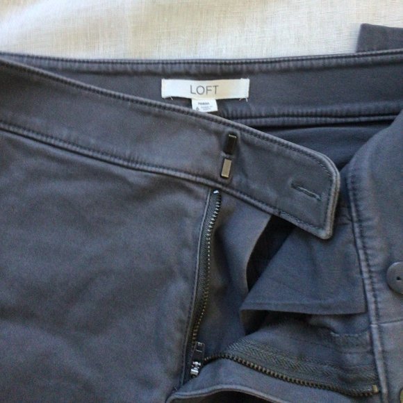 Loft Marissa Pants Size 6 Gray - Picture 3 of 4